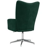  Stolica za opuštanje tamnozelena baršunasta | shoptok.hr
