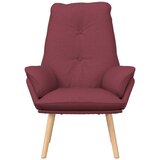  Fotelja Vinska crvena 69 x 74 x 93 cm Tkanina i šperploča | shoptok.hr