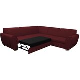 Livetastic KOTNA SEDEŽNA GARNITURA, gladka tkanina temno rdeča | Shoptok.si