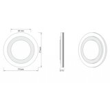  LDST LI-01-SZ-BC8 - LED svetiljka za stepenište LILI 8xLED/1,2W/230V zlatna 3500K | Eponuda.com