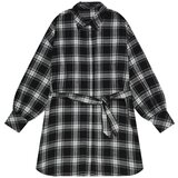 Marisse Shirt Dress With Tie Z-Su-3615 Black | shoptok.hr