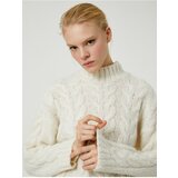 Koton Sweater - Ecru - Regular fit Cene