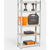 Vonhaus VONHAU 5-stopenjski galvaniziran regal 1.5m | Shoptok.si