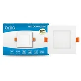 LED SLIM UGRADBENI PANEL KVADRATNI 6W