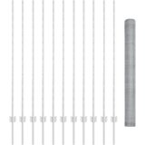  Ograje 22 kos U-kanal 140 cm pocinkano jeklo, Šesterokotna ograja 1.4x25 m pocinkano jeklo | Shoptok.si