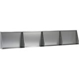  Zid za zadržavanje 4 kom. 60 x 12 x 30 cm Pocinčani čelik | shoptok.hr