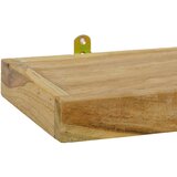  Zidne police 2 kom 40 x 15 x 4 cm od masivne tikovine | Eponuda.com