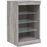  Komoda z LED lučkami siva sonoma 162x37x67 cm | Shoptok.si