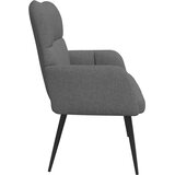 SOFA za dvije osobe Tamnosiva 115 x 61 x 87 cm Tkanina | shoptok.hr