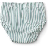 Liewood dječji kupaći kostimi anthony baby seersucker stripe sea blue/white | shoptok.hr
