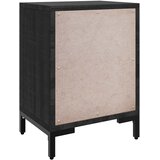  Noćni ormarići 2 kom crni 40 x 30 x 55 cm od masivne borovine | shoptok.hr