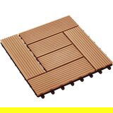 vidaXL Talne plošče 22 kosov 30x30 cm 2 m² WPC barva tikovine, (21143996) | Shoptok.si
