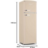Severin Retro samostojeći hladnjak, bež, 246 L, RKG 8985 | shoptok.hr