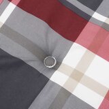  Jastuci za stolicu visoki naslon 4 kom crveni karirani tkanina | shoptok.hr