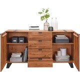 Landscape KOMODA, črna, barve hrasta | Shoptok.si
