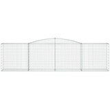  Lučne gabionske košare 6 kom 400x50x100/120cm pocinčano željezo | shoptok.hr