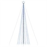 vidaXL Osvetljena novoletna jelka s konicami 1534 LED modra 500 cm | Shoptok.si