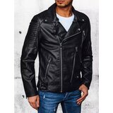 DStreet Men's Black Leather Jacket | shoptok.hr