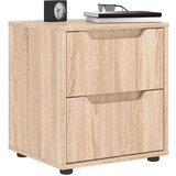 vidaXL Nočna omarica VISNES Sonoma Oak 45x40x50 cm Inženirski les | Shoptok.si