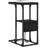  Noćni ormar Crni hrast 41,5 x 26 x 60,5 cm Konstruirano drvo | shoptok.hr