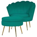 Livetastic Tabure Samt, Zelena | Shoptok.si