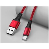 Joyroom USB – USB Type-C kabel 3 A 150 cm rdeč | Shoptok.si