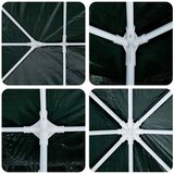 Šator za zabave Zelena 600 x 400 x 266 cm Polietilen i čelik | shoptok.hr