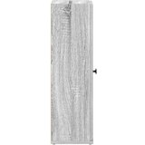 vidaXL Kopalniška omarica z držalom za zvitke siva 20,5x22x72 cm | Shoptok.si