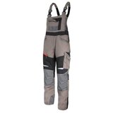 Lahti Pro delovne hlače z naramnicami L4060901, poliester, S, kaki/črna Cene