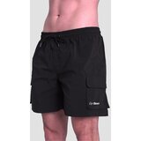 GymBeam Men‘s Swim Cargo Shorts Black