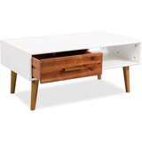  Stolić za kavu 90 x 50 x 40 cm od masivnog bagremovog drva | shoptok.hr