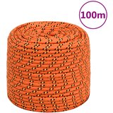 vidaXL Vrv za čoln oranžna 10 mm 100 m polipropilen Cene