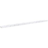  Polica na zidu s policom 4 pcs Bijeli mramor 115 x 9 x 3 cm | shoptok.hr