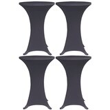 Maison Chic Prevleka za zunanjo pohištvo - Raztegljivo pregrinjalo za mizo 4 kosi 80 cm antracit, (21795583) | Shoptok.si