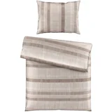 posteljnina 200/200 cm saten bež