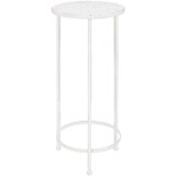  3-dijelni set stalaka za biljke od metala antikni bijeli | shoptok.hr