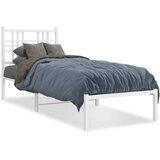 vidaXL Metalni okvir za krevet s uzglavljem bijeli 80x200 cm | shoptok.hr