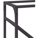  Stalak za drva crni 40x25x100 cm hladno valjani čelik | shoptok.hr