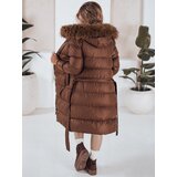 DStreet Kurtka zimowa damska pikowana z futerkiem STYLEBELLA biała TY4610 | shoptok.hr