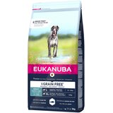 Eukanuba Grain Free Adult Large Dogs z lososom - Varčno pakiranje: 2 x 3 kg | shoptok.hr