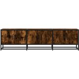 TV ormarić Dimljeni hrast 150x35x41cm Konstruirano drvo i metal | shoptok.hr