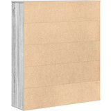 vidaXL Knjižna omara siva sonoma 89x24x101,5 cm inženirski les | Shoptok.si