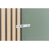 MID.YOU Garderobni Panel Alexa, Zelena, Barva Hrasta | Shoptok.si