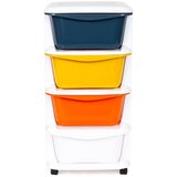 Modern Home ModernHome Ormarić na Kotačima s 4 Ladice 74 x 35,5 cm | shoptok.hr
