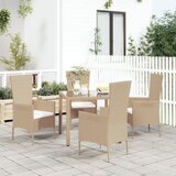 Maison Chic Vrtni Stoli - Stol za vrt z blazinami 4 kosi poli ratan bež JS749, (21878898) | Shoptok.si