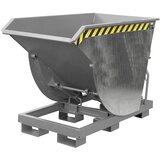 eurokraft pro Prekucna posoda, ozka izvedba, prostornina 0,75 m³, nosilnost 3000 kg, vroče cinkano po EN ISO 1461 | Shoptok.si