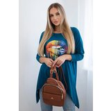Kesi Oversize blouse with a rainbow print marine | shoptok.hr