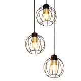  Luster na sajli STARLIGHT 3xE27/15W/230V crna/zlatna | Eponuda.com