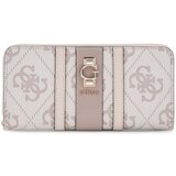 Guess Denarnice Erenia Slg Large Zip Around Bela Cene