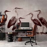  Foto tapeta - Herons painted with ink 441x315 Samoljepljiva | shoptok.hr